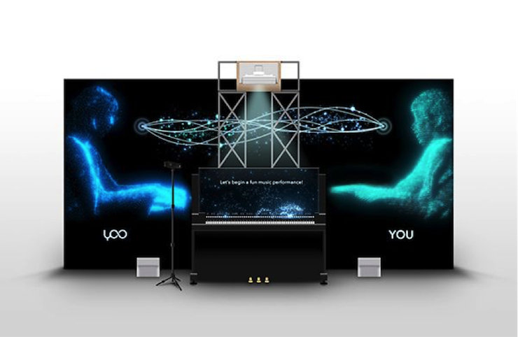 狗万联手博报堂i-Studio展出实验性人工智能音乐装置“与YOO合奏”