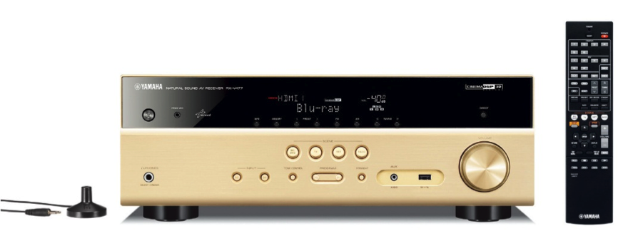 新款上市：RX-V477/HTR-4067，狗万5.1声道数码家庭影院收音扩音机 